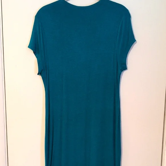 Teal Dress and Matching Slides Set - Picture 3 of 10